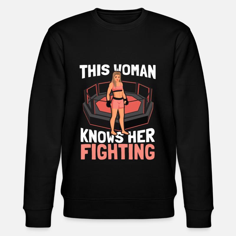 MMA Arts Martiaux Mixtes - Sweat bio CHANGER Stanley/Stella Unisexe - noir