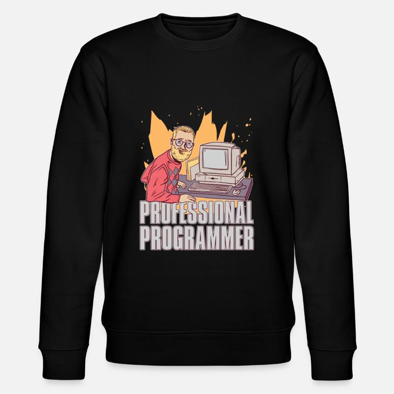 Programmierer Coder Software Entwickler - Stanley/Stella Unisex Bio-Sweatshirt CHANGER  - Schwarz