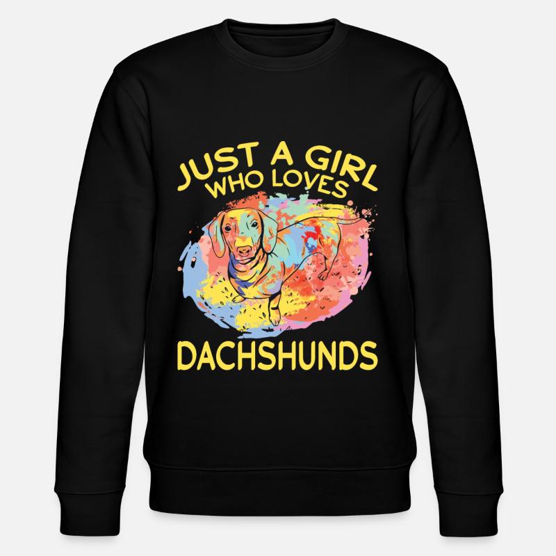 Dachshund Rough-haired Dachshund - Stanley/Stella CHANGER Unisex Organic Sweatshirt - black