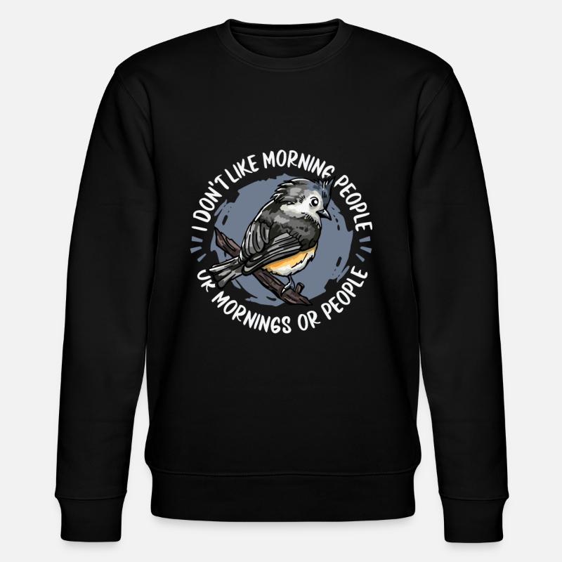 Vogel Vögel - Stanley/Stella Unisex Bio-Sweatshirt CHANGER - Schwarz