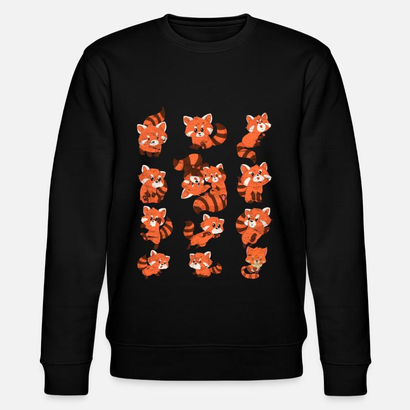 Petit panda - Sweat bio CHANGER Stanley/Stella Unisexe - noir