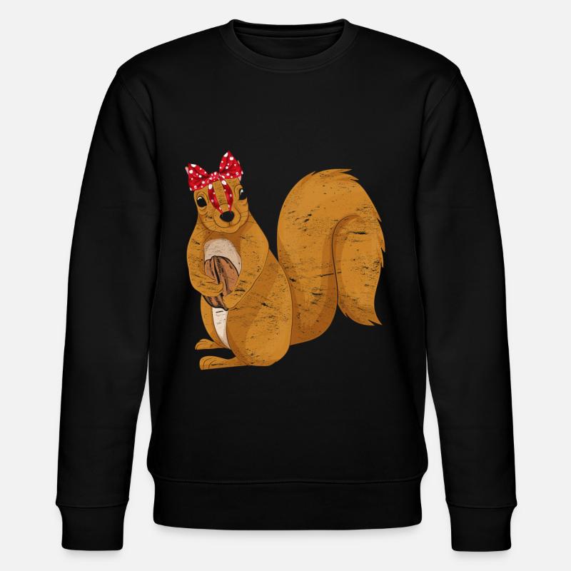 Squirrel - Stanley/Stella CHANGER Unisex Organic Sweatshirt - black