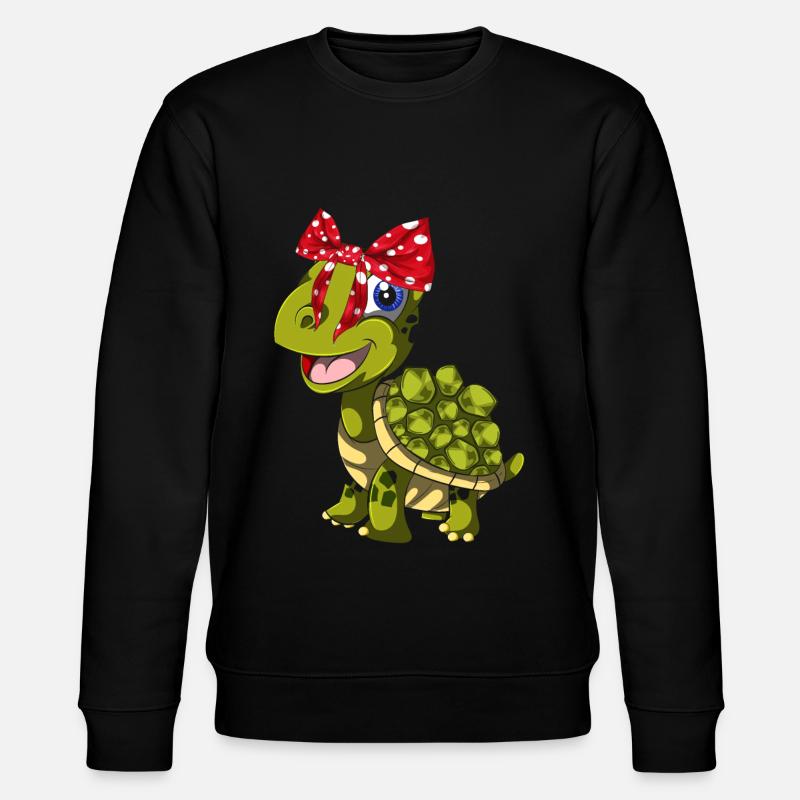 Schildkröte - Stanley/Stella Unisex Bio-Sweatshirt CHANGER  - Schwarz