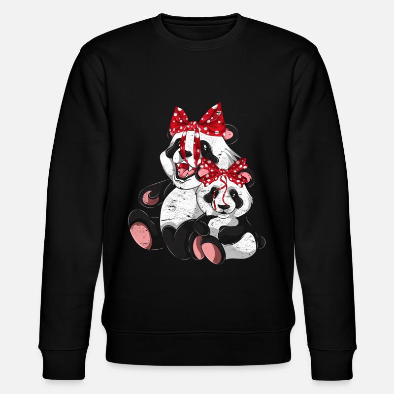 Panda - Sweat bio CHANGER Stanley/Stella Unisexe - noir