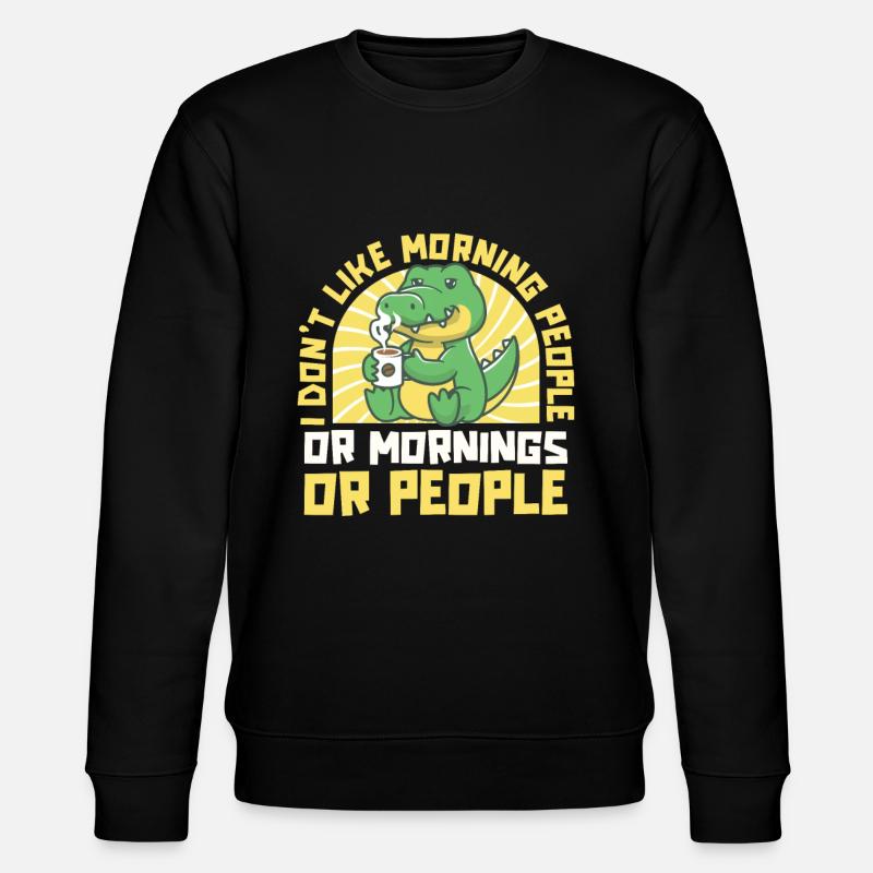 Crocodile Alligator - Stanley/Stella CHANGER Unisex Organic Sweatshirt - black