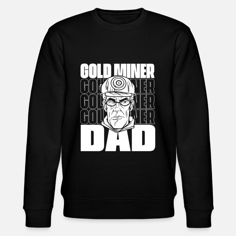 Gold Mining Gold Mine - Stanley/Stella CHANGER Unisex Organic Sweatshirt - black