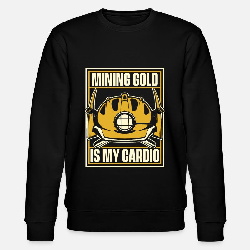 Mine d’or minière - Sweat bio CHANGER Stanley/Stella Unisexe - noir