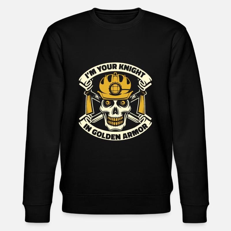 Mine d’or minière - Sweat bio CHANGER Stanley/Stella Unisexe - noir