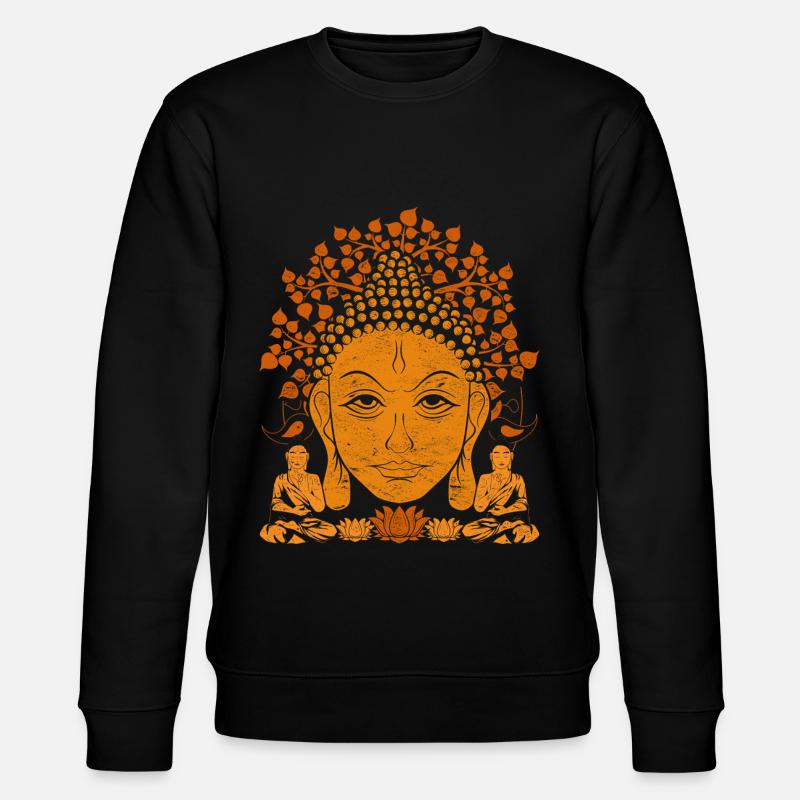 Bouddha - Sweat bio CHANGER Stanley/Stella Unisexe - noir