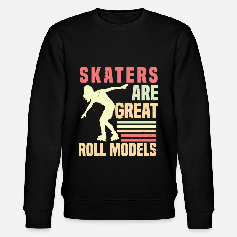 Rollerblades Rollschuhe Inlineskater - Stanley/Stella Unisex Bio-Sweatshirt CHANGER  - Schwarz