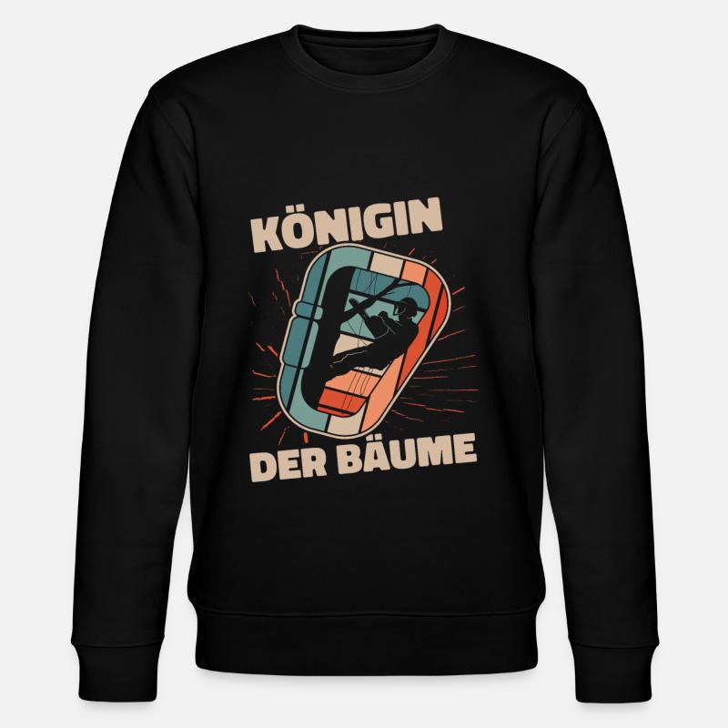 Baumklettern Baumpfleger Arborist Baumkletterer - Stanley/Stella Unisex Bio-Sweatshirt CHANGER  - Schwarz