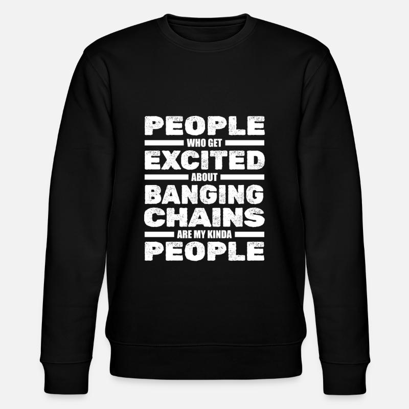 Frisbee Golf - Stanley/Stella CHANGER Unisex Organic Sweatshirt - black