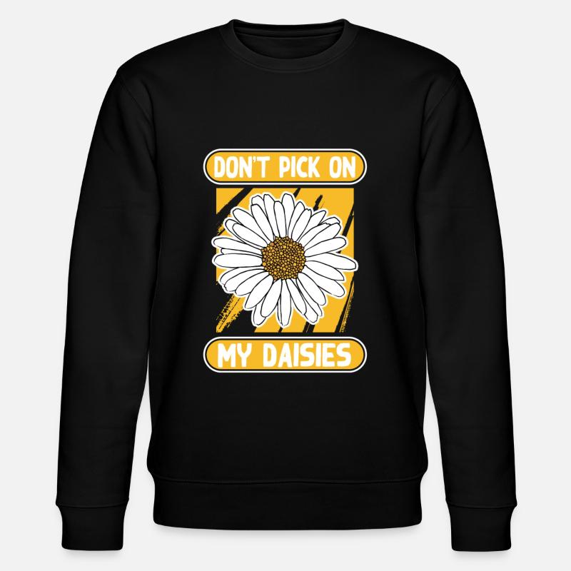 Hobbygärtner Garten Gärtner Gänseblume - Stanley/Stella Unisex Bio-Sweatshirt CHANGER  - Schwarz