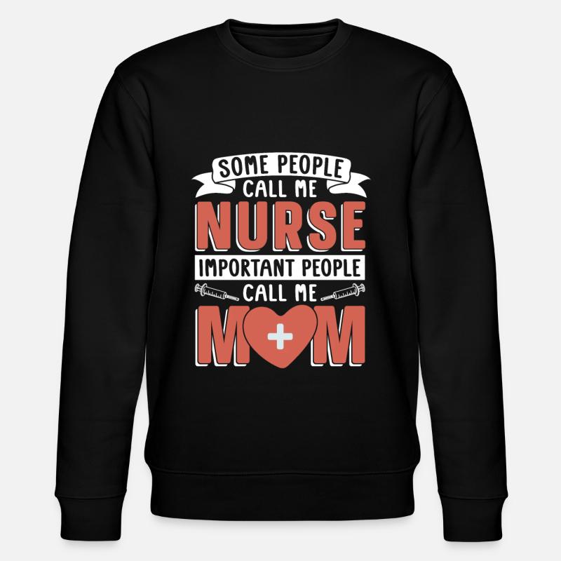 Krankenschwester - Stanley/Stella Unisex Bio-Sweatshirt CHANGER  - Schwarz