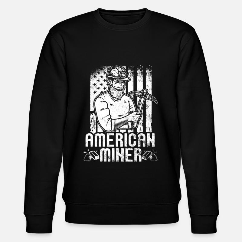 Gold Mining Gold Mine - Stanley/Stella CHANGER Unisex Organic Sweatshirt - black