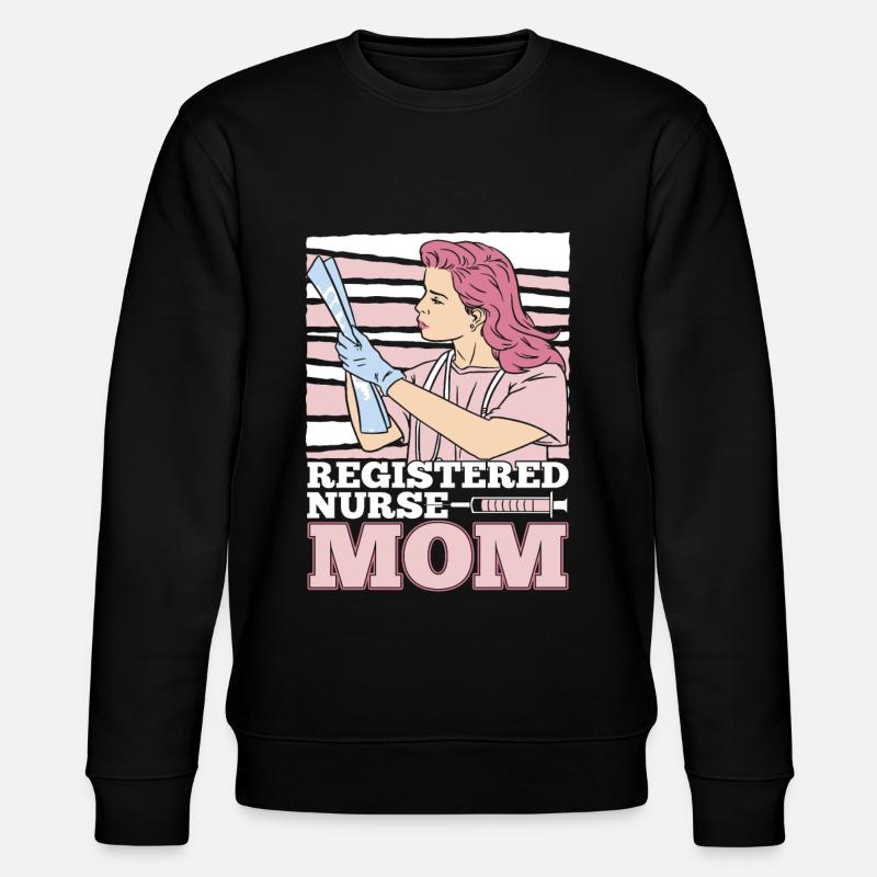 Krankenschwester - Stanley/Stella Unisex Bio-Sweatshirt CHANGER  - Schwarz