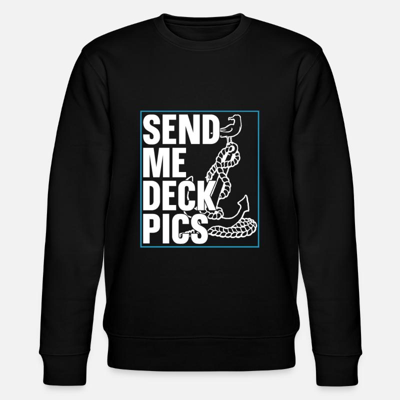 Seglen Segelboot Segler - Stanley/Stella Unisex Bio-Sweatshirt CHANGER  - Schwarz