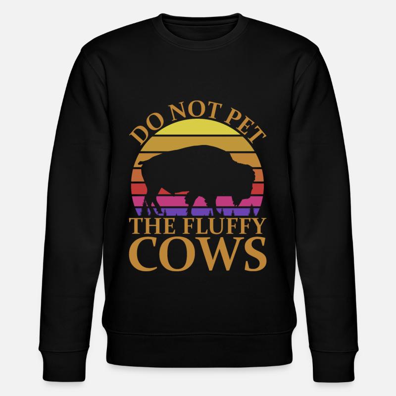 Bison National Park Buffalo - Stanley/Stella Unisex Bio-Sweatshirt CHANGER  - Schwarz