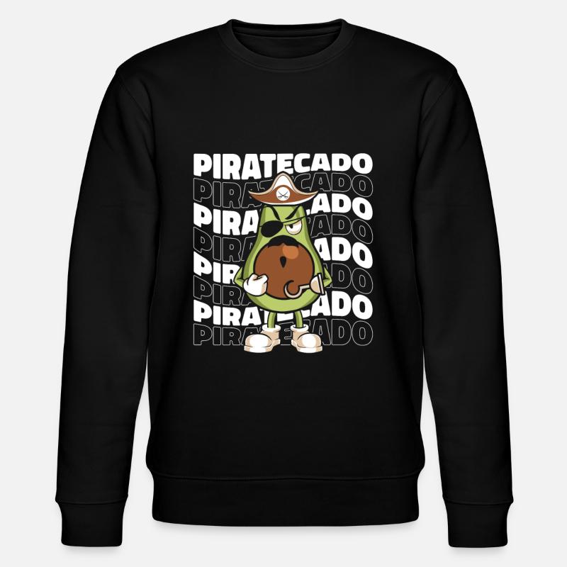 Pirate - Stanley/Stella Unisex Bio-Sweatshirt CHANGER  - Schwarz