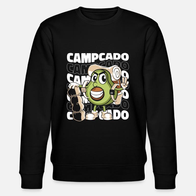 Camping Camping Campsite Camping - Stanley/Stella CHANGER Unisex Organic Sweatshirt - black