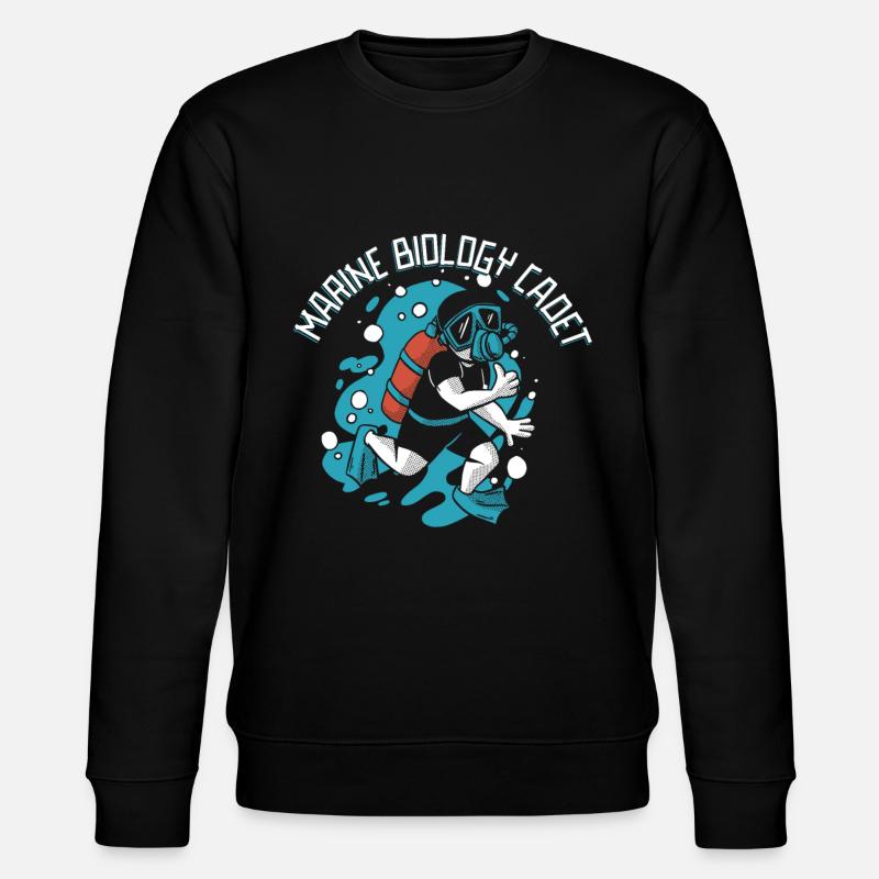 Meeresbiologie - Stanley/Stella Unisex Bio-Sweatshirt CHANGER  - Schwarz