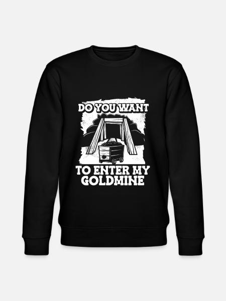 Gold Mining Gold Mine - Stanley/Stella CHANGER Unisex Organic Sweatshirt - black