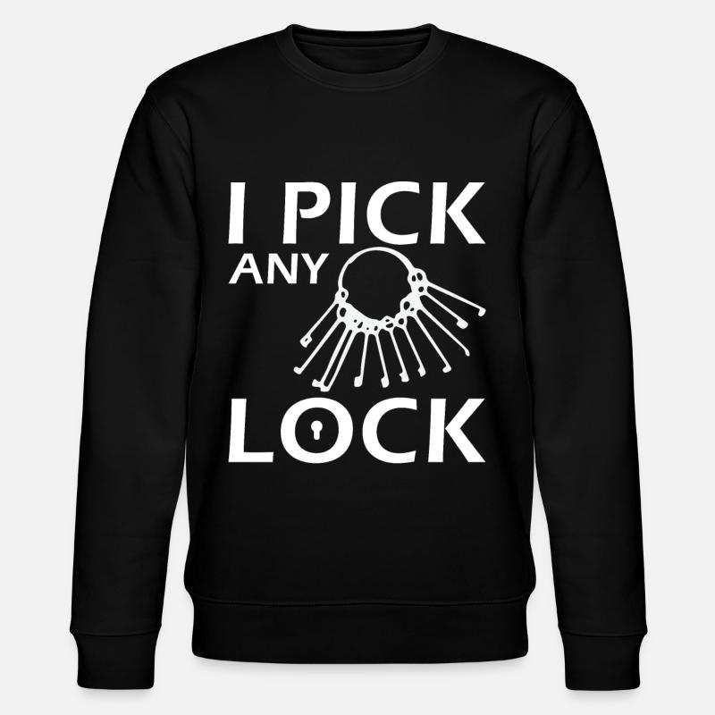 Locksmith security technology - Stanley/Stella CHANGER Unisex Organic Sweatshirt - black