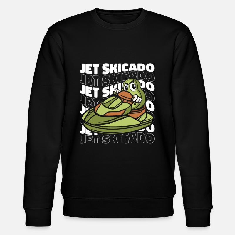 Jetski Jet Ski Snowmobile - Stanley/Stella CHANGER Unisex Organic Sweatshirt - black