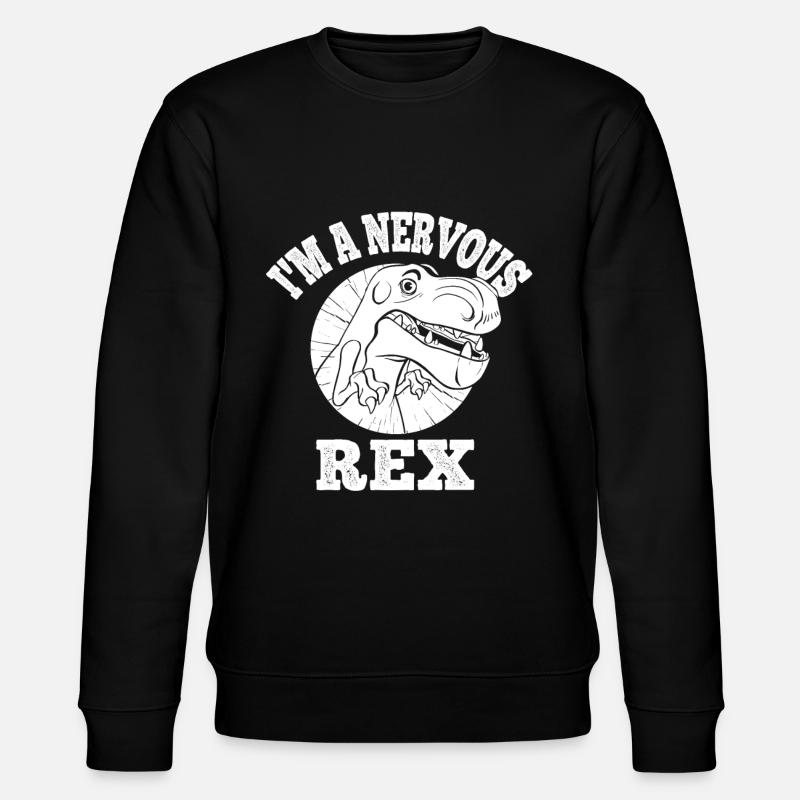 Dinosaure Dino Paléonthologue - Sweat bio CHANGER Stanley/Stella Unisexe - noir