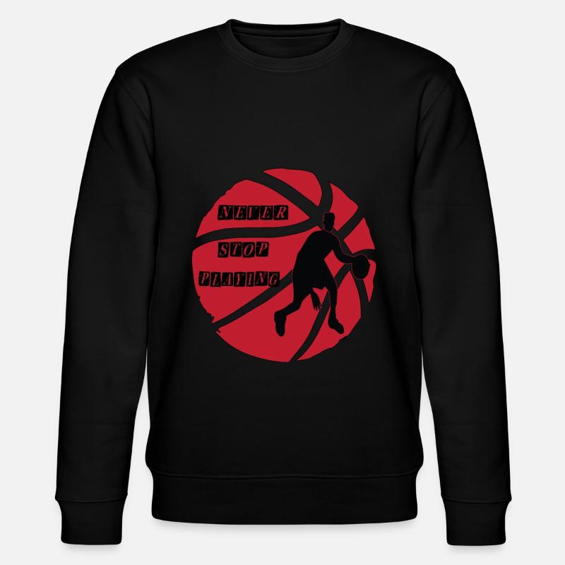 Basketteur basketteur hoop throw dunken - Sweat bio CHANGER Stanley/Stella Unisexe - noir