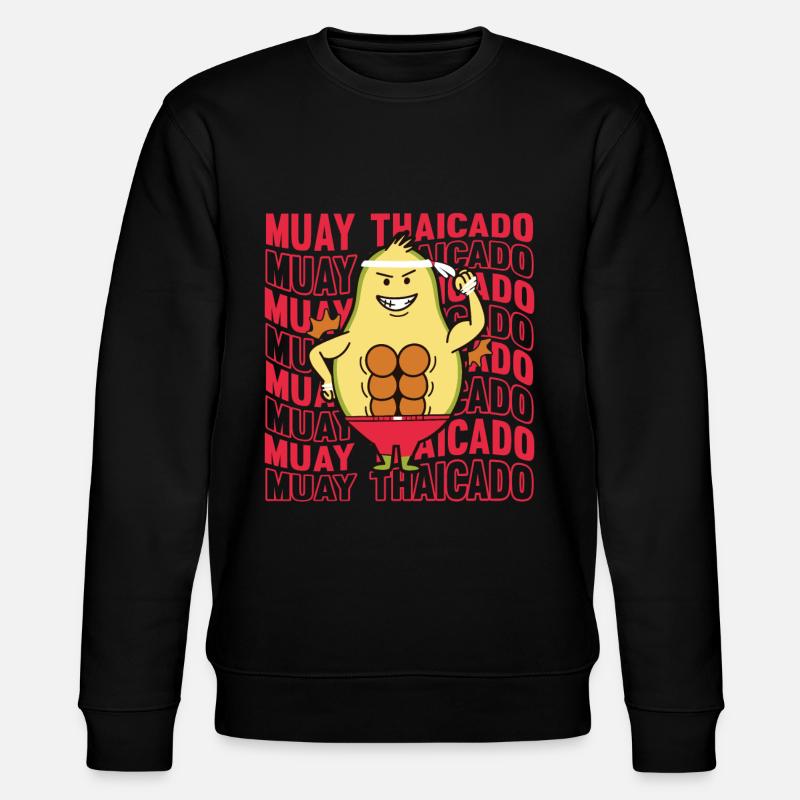 Muay Thai Boxing Thaiboxen Boxer - Stanley/Stella Unisex Bio-Sweatshirt CHANGER  - Schwarz