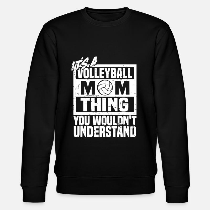 Volleyball Volleyball de plage - Sweat bio CHANGER Stanley/Stella Unisexe - noir