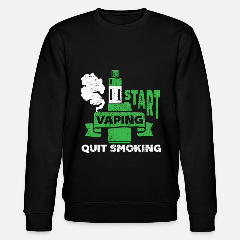 E-Cigarette E-Shisha Vapor Liquide - Sweat bio CHANGER Stanley/Stella Unisexe - noir