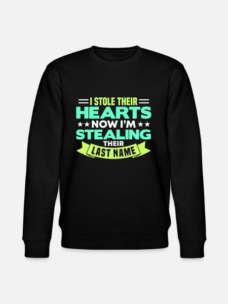 Adoptiert Adoptien Pflegevater Pflegemutter - Stanley/Stella Unisex Bio-Sweatshirt CHANGER  - Schwarz