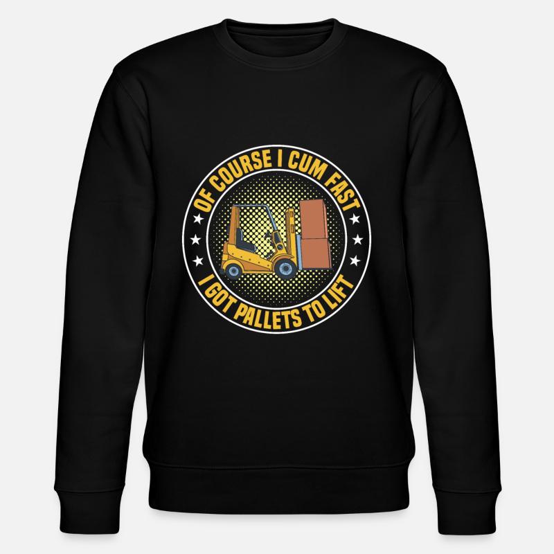 Gabelstaplerfahrer Gabelstapler Staplerfahrer - Stanley/Stella Unisex Bio-Sweatshirt CHANGER  - Schwarz