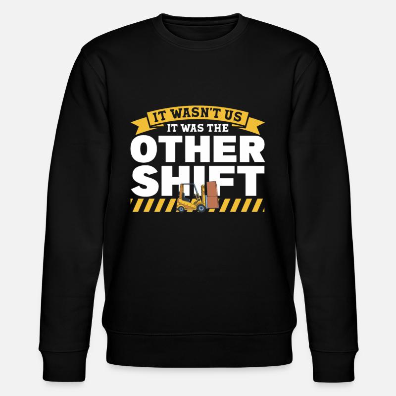 Gabelstaplerfahrer Gabelstapler Staplerfahrer - Stanley/Stella Unisex Bio-Sweatshirt CHANGER  - Schwarz