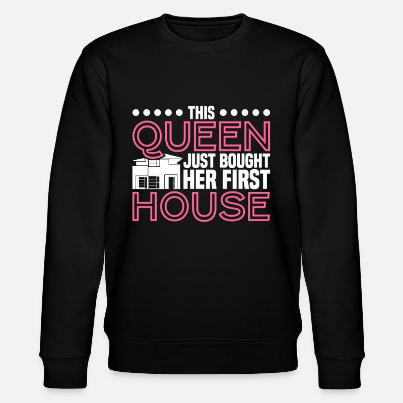 Hausbesitzer Eigentümer Geschenk Hauseigentümer - Stanley/Stella Unisex Bio-Sweatshirt CHANGER  - Schwarz