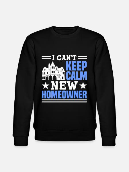 Hausbesitzer Eigentümer Geschenk Hauseigentümer - Stanley/Stella Unisex Bio-Sweatshirt CHANGER  - Schwarz