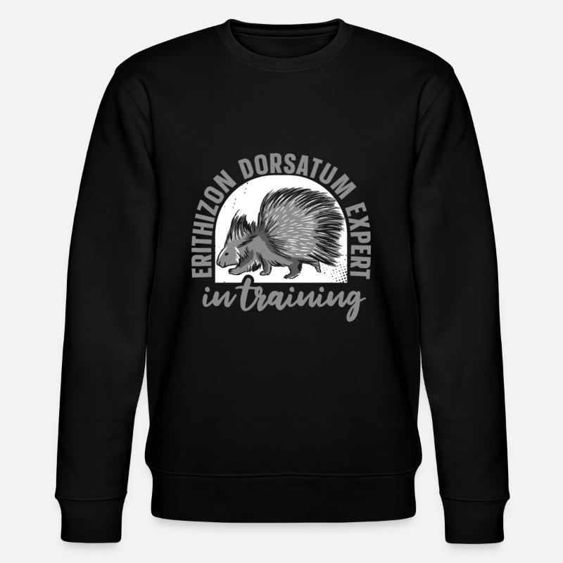Stachelschwein - Stanley/Stella Unisex Bio-Sweatshirt CHANGER  - Schwarz