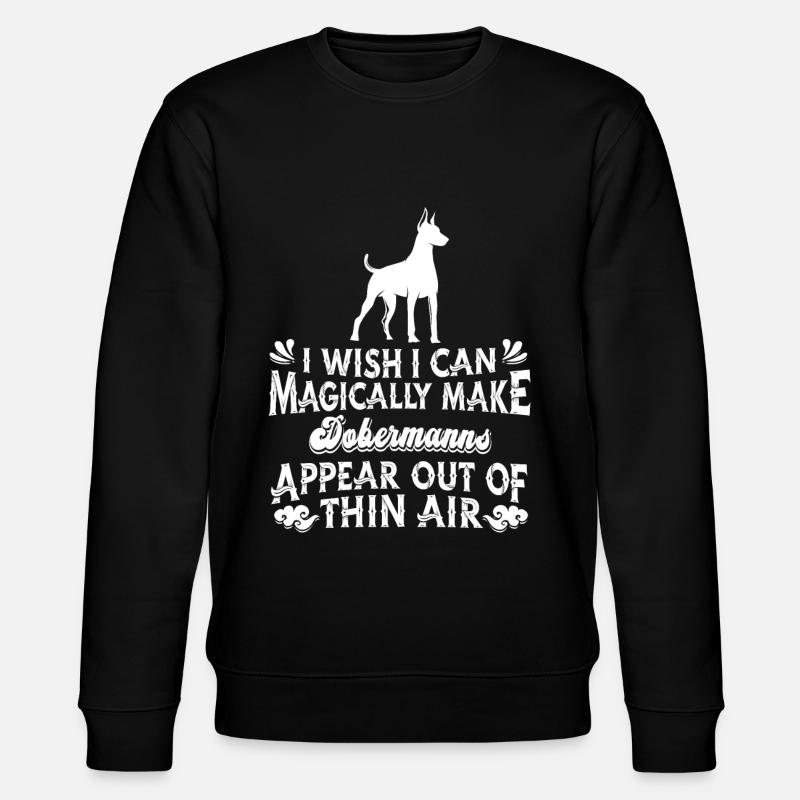 Chien Doberman - Sweat bio CHANGER Stanley/Stella Unisexe - noir
