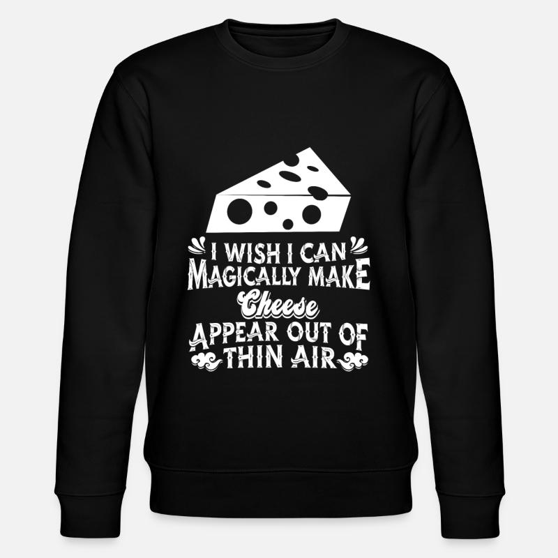 Cheese - Stanley/Stella CHANGER Unisex Organic Sweatshirt - black