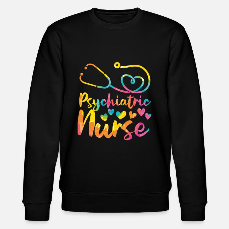 Krankenschwester - Stanley/Stella Unisex Bio-Sweatshirt CHANGER  - Schwarz