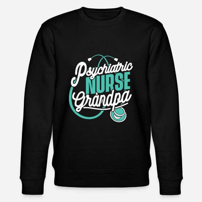 Krankenschwester - Stanley/Stella Unisex Bio-Sweatshirt CHANGER  - Schwarz