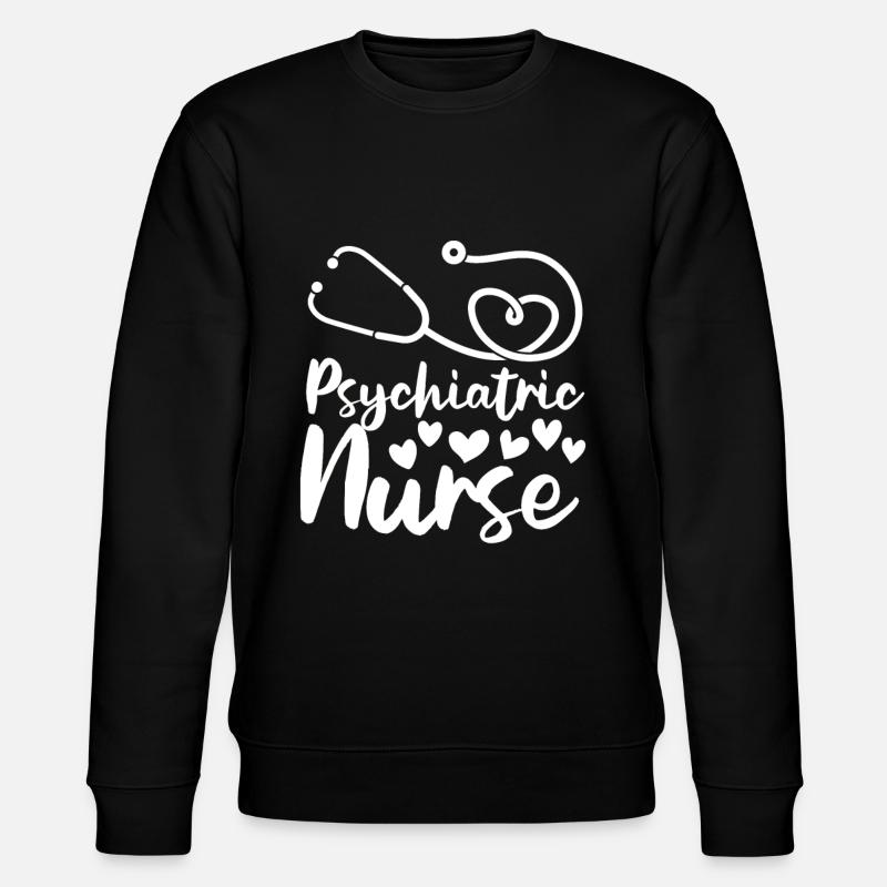 Krankenschwester - Stanley/Stella Unisex Bio-Sweatshirt CHANGER  - Schwarz