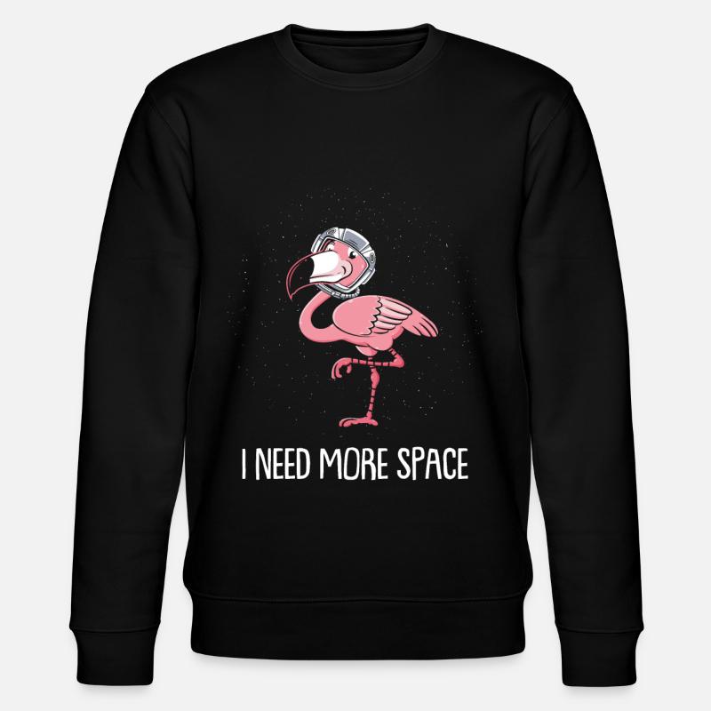 Flamingo - Stanley/Stella Unisex Bio-Sweatshirt CHANGER  - Schwarz
