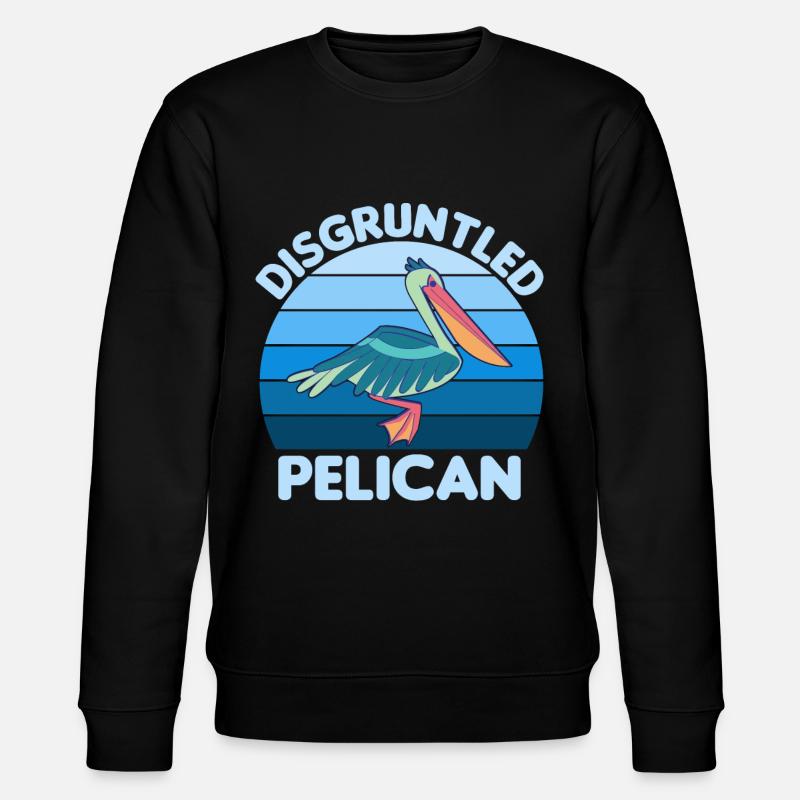 Pélican Pélicans Oiseaux Sauvagine - Sweat bio CHANGER Stanley/Stella Unisexe - noir