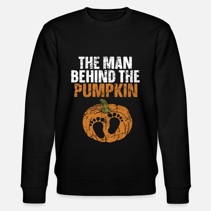 Halloween Schwangerschaft - Stanley/Stella Unisex Bio-Sweatshirt CHANGER - Schwarz