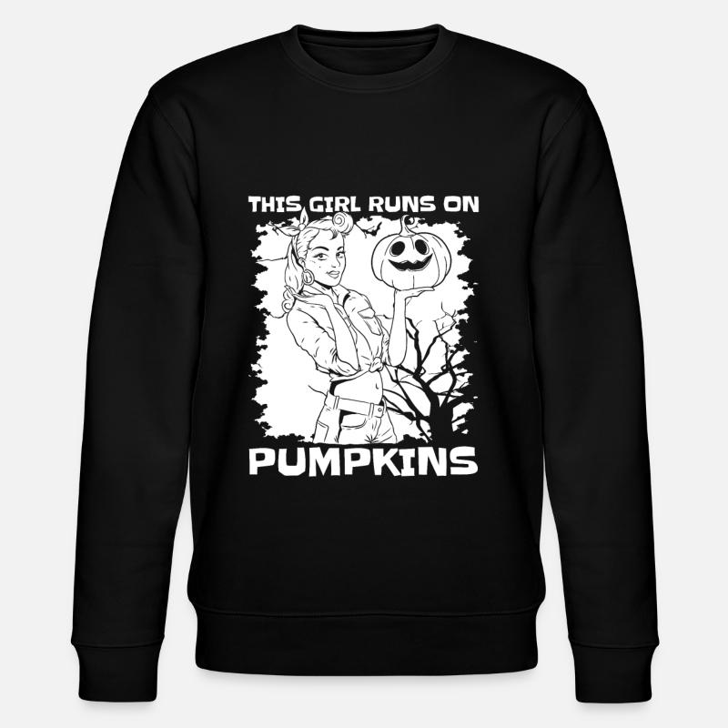 Halloween - Stanley/Stella Unisex Bio-Sweatshirt CHANGER  - Schwarz