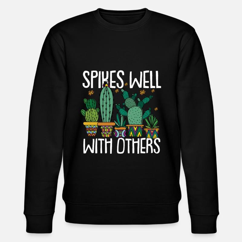 Cactus Garden Cactus - Sweat bio CHANGER Stanley/Stella Unisexe - noir
