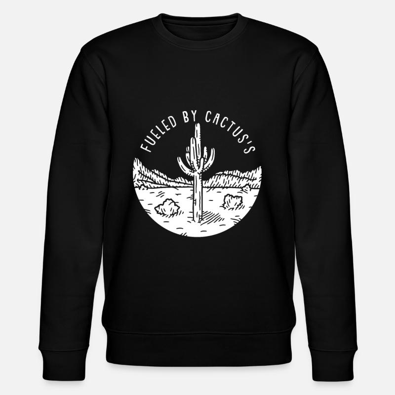Cactus Jardin Cactus - Sweat bio CHANGER Stanley/Stella Unisexe - noir